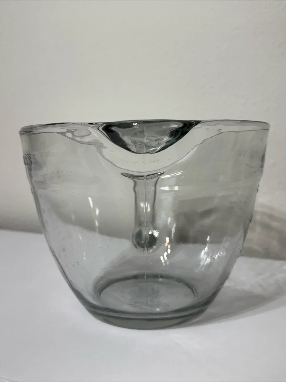 Pampered Chef 8 Cup 2 Qt 2-Liter Glass Measuring Cup Mixing Batter Bowl NO LID